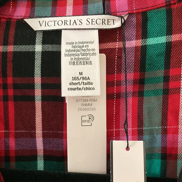 Victoria’s Secret Flannel Pajama Top ONLY - Picture 3 of 8